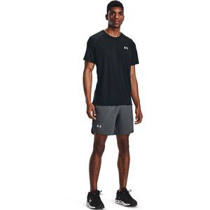 Under Armour Launch Stretch Woven 7'' Shorts Pitch Gray/Reflective